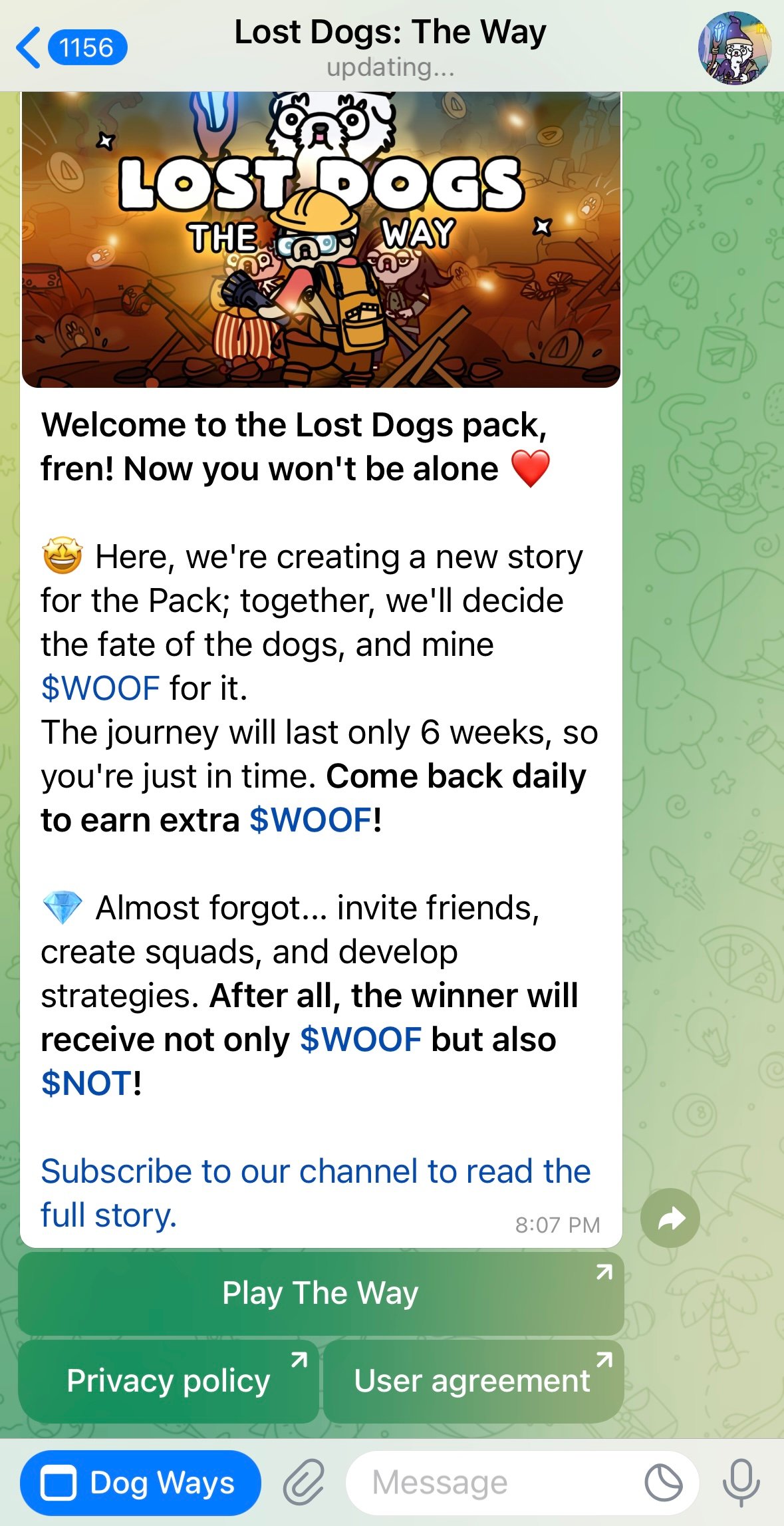 Notcoin携手Lost Dogs发布同名新游戏，玩法教学、领取$NOT和$WOOF全攻略 