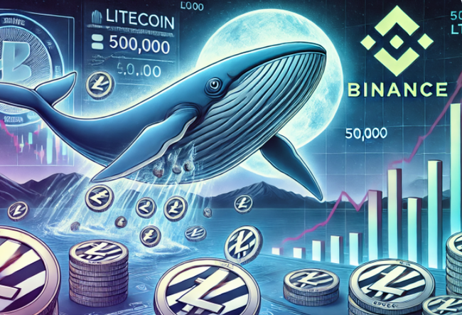莱特币巨鲸存入binance50万枚LTC，价格下跌趋势会持续吗？